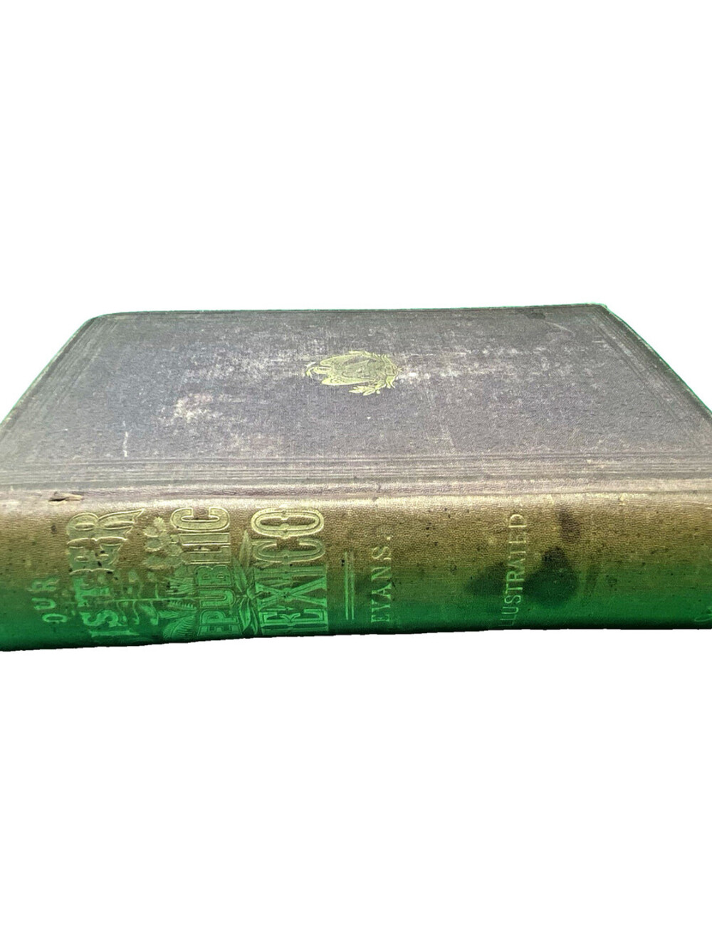 1870 Our Sister Republic Mexico 1st Ed Albert Evans Illustrated Antique Travels